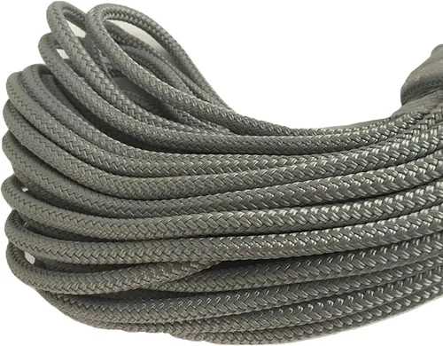 Blue Ox Rope Doble Trenza Poliéster 5/16 pulgadas, Plata