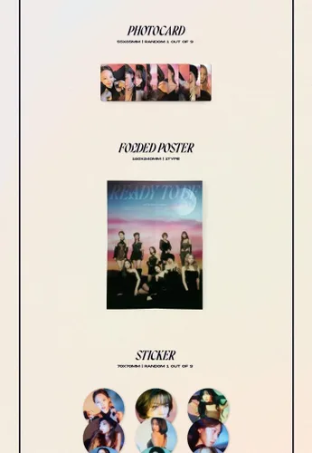 Miniatura 3 de TWICE READY TO BE 12th Mini álbum DIgipack Versión CD+POB+Póster plegable en paquete+Photobook+Photocard+Pegatina+Seguimiento sellado (Mina)