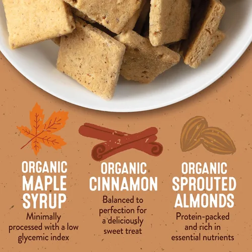 Miniatura 6 de Healing Home Foods Galletas Graham clásicas horneadas, sin gluten, hechas con harina de almendras, jarabe de arce orgánico y canela orgánica