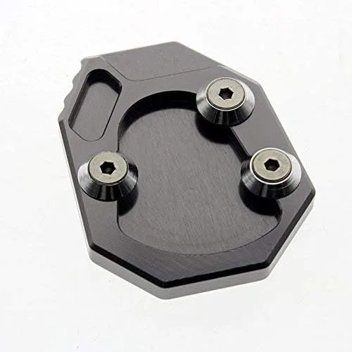 Krace Soporte lateral para motocicleta, placa de ampliación de pie lateral, almohadilla de extensión para Yamaha YZF R1 2009-2016