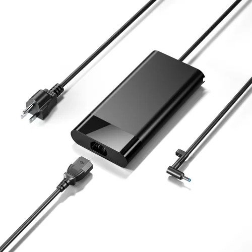 Cargador para portátil de 200 W compatible con HP Victus 15 16, Omen/Pavilion Gaming 15 17, ZBook Fury 16 G8 G9 G10 G11 Cable de alimentación