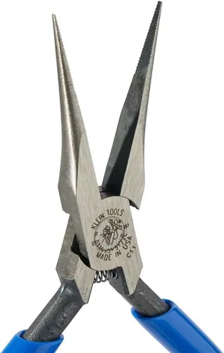 Miniatura 5 de Klein Tools Alicates Linemans D335-51/2C, cortadores laterales de punta de aguja, con resorte, 5 pulgadas, extra delgados