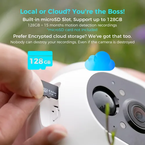 Miniatura 3 de Cámara de seguridad solar inalámbrica Vicohome 2CQ4 2K AI para exteriores, cámara alimentada por batería, visión nocturna a color, audio