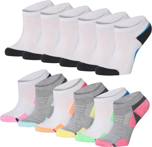 Miniatura 17 de Tipi Toe Women’s 12 Pack Cushioned Low Cut Socks – Breathable, Moisture-Wicking Athletic Comfort for Running & Daily Wear