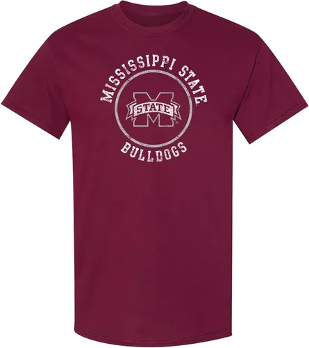 Miniatura 22 de UGP Campus Apparel AS04 - Camiseta con logotipo de círculo envejecido