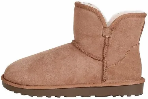 Miniatura 2 de Kirkland Signature Botas de piel de oveja con borde festoneado para mujer
