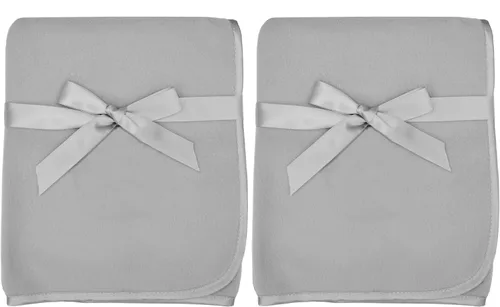 Miniatura 12 de TL Care Manta de forro polar (30 x 40 pulgadas) con ribete de satén similar a la seda, suave, cálida y acogedora, azul, para niños y niñas, perfecta