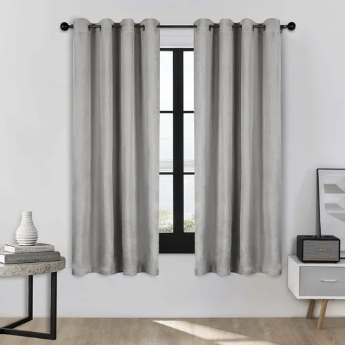 Miniatura 38 de Superior Linen Semi Blackout Curtains, Room Darkening, Bedroom, Drapes, Kitchen, Living Room Window Accents, Sun Blocking, Grommet Header, Classic