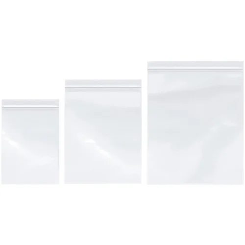 Miniatura 7 de Plymor 3" x 5" (100), 4" x 6" (100), 5" x 8" (100), Paquete Variado de 4 Mil de Grosor, Bolsas de Plástico Resistentes con Cierre de Cremallera