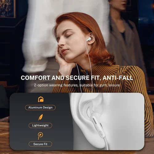 Miniatura 6 de Auriculares USB C tipo C para iPhone 17 Pro/17 Air 15/16 Pro/15 Pro Max/Samsung S25 Auriculares con micrófono con aislamiento de ruido estéreo