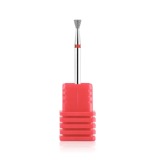 Brocas de diamante cónico para preparación de uñas 3/32 vástago de broca limpiador de cutículas herramienta