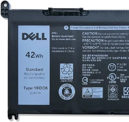 Miniatura 2 de DELL YRDD6 - Batería reemplazable para portátil Dell Inspiron 7586 5482 5485 5491 3310 2 en 1 3493 3582 3593 3793 5493 5593 5593 5480 5590 5591 5594