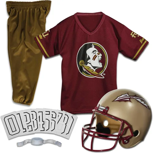Miniatura 28 de Franklin Sports NCAA - Conjunto de uniforme de fútbol americano para niños, camiseta de fútbol universitario, casco + pantalones para niños y niñas