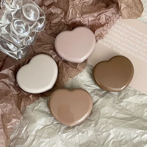 Miniatura 5 de Paquete de 4 fundas para lentes de contacto con forma de corazón, soporte de caja de contacto ocular de viaje, herramienta de extracción de pinzas