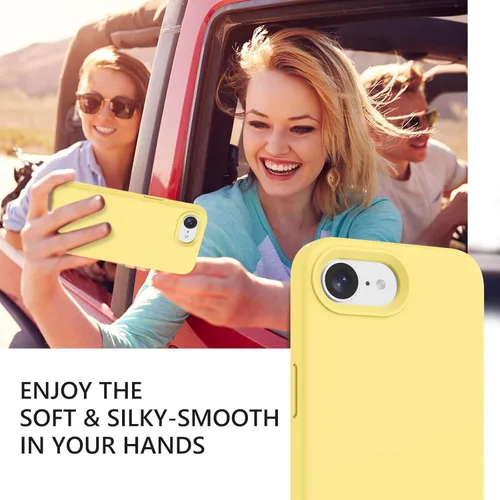 Miniatura 179 de GUAGUA Funda compatible con iPhone 17 Pro Max de 6.9 pulgadas, silicona líquida, goma de gel suave, delgada, forro de microfibra delgada