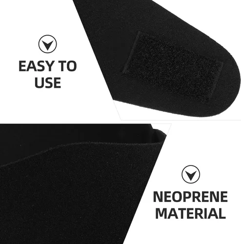 Miniatura 8 de Diadema deportiva impermeable ajustable de neopreno para natación, antideslizante, protector de pelo para natación, buceo, yoga, negro, 20.7