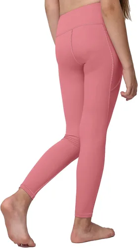 Miniatura 3 de Leggings de yoga activos para niñas con 2 bolsillos, pantalones de yoga para entrenamiento de niños para atletismo (paquete de 2)