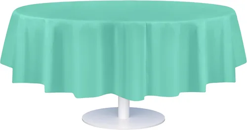 Miniatura 61 de Mantel de plástico de alta calidad - 54 in. x 108 pulgadas. Grandipity - Mantel rectangular (6 y 12 unidades), Agua (Aqua)