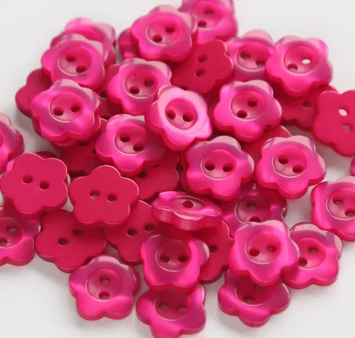 Miniatura 8 de 150 botones en forma de flor de 1/2 pulgada (0.492 in) para coser camisas, botones de resina negra para proyectos de manualidades, álbumes de Negro