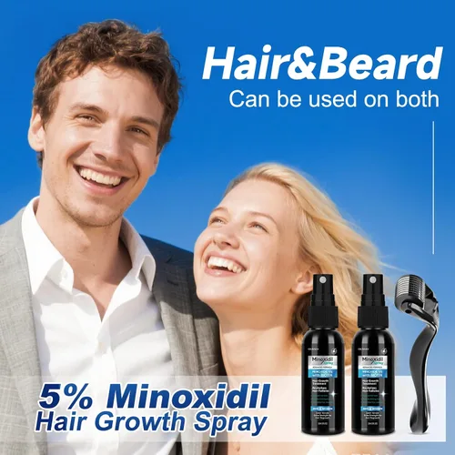 Miniatura 7 de Tratamiento de pérdida de cabello de minoxidil al 5% para hombres, minoxidil para mujeres, aerosol para el crecimiento del cabello, para hombres