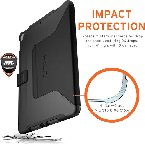 Miniatura 2 de Funda [U] by UAG para iPad de 10.2 pulgadas Aubergine 9ª generación 2021, 8ª generación 2020, DOT, funda inteligente de folio delgada y ligera a