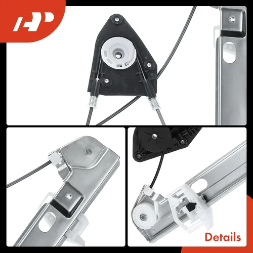 Miniatura 7 de A-Premium Elevalunas eléctrico sin motor compatible con Dodge Caliber 2007-2012 Hatchback lado delantero del conductor
