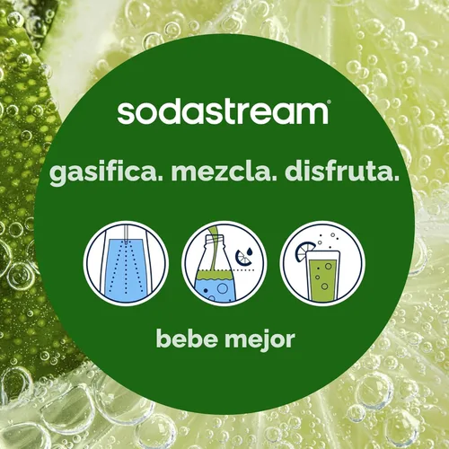 Miniatura 4 de SodaStream Enso - kit para hacer agua con gas, incluye CO2 y botella carbonatadora Acero inoxidable