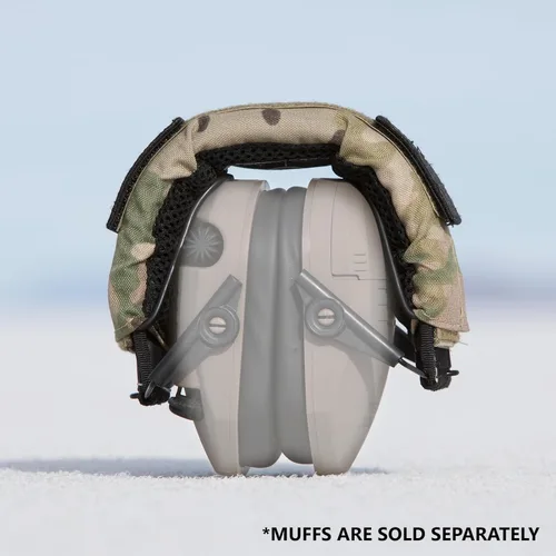 Miniatura 5 de Walker's Diadema envolvente para orejeras de tiro, cubierta universal transpirable para auriculares de protección auditiva, cierre de gancho y bucle
