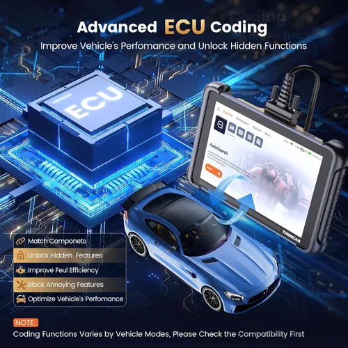 Miniatura 4 de THINKCAR THINKSCAN 689 OBD2 escáner, herramienta de escaneo bidireccional con 34+ restablecimiento, más de 3000 pruebas activas, codificación ECU