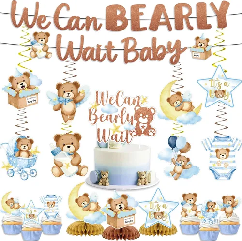 Miniatura 23 de 35 decoraciones de cumpleaños con texto en inglés "Isn't She Onederful", decoraciones de primer cumpleaños para niñas, fácil instalación, incluye
