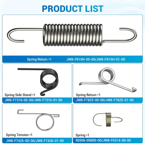 Miniatura 7 de Kit de resorte de retorno de pedal de freno, adecuado para Yamaha Drive 2012 en adelante carrito de golf OEM # JW8-F7316-00-00 JW8-F7426-00-00