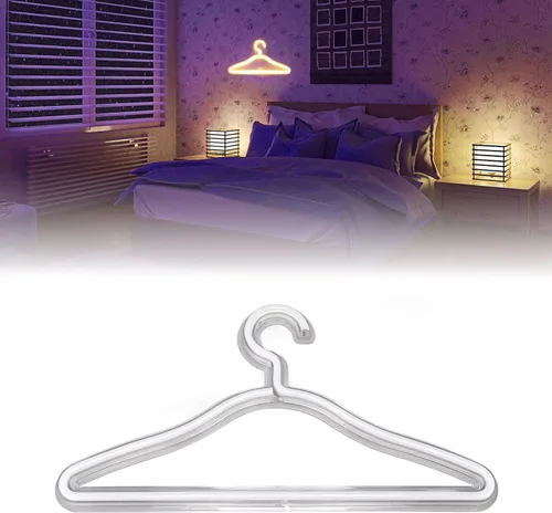 Miniatura 9 de Percha iluminada LED de neón para pared, perfecto para habitación, dormitorio, tienda, decoración festiva de pared