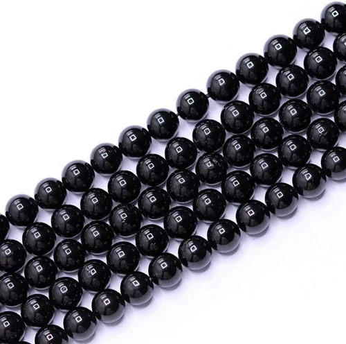 Miniatura 11 de Cuentas sueltas de jade azul teñido natural de 6 mm, cuentas redondas lisas, aproximadamente 15.5 pulgadas, para hacer pulseras y collares de Jade
