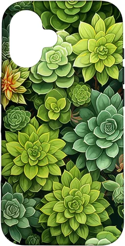 Miniatura 31 de Funda para iPhone 12 Pro Max Suculenta Plantas Botánicas Verde Floral Patrón Flor Cactus