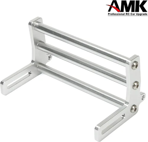 Miniatura 8 de Parachoques delantero RC, parachoques de aleación de aluminio, parachoques delantero de metal para automóvil RC 1/10 RC chasis Gspeed LCG TRX4 SCX10