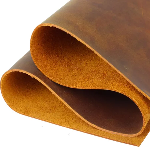 Miniatura 8 de Toprank Hojas de Cuero Genuino para Manualidades 6''X12'' Precortadas de Cuero de Grano Completo Cuero para Herramientas (1.6mm) Piezas de Cuero