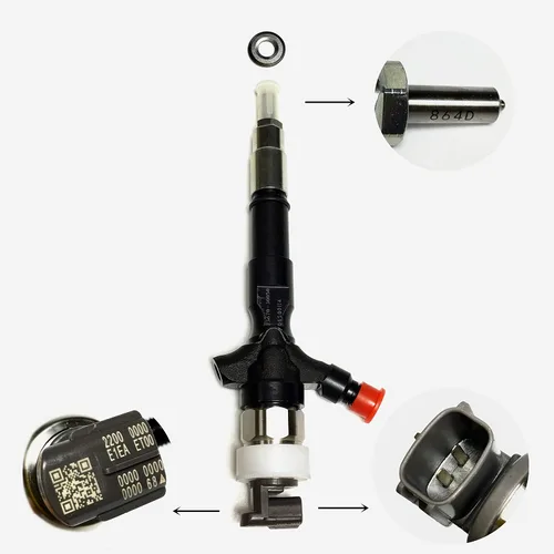 Miniatura 3 de Inyector de combustible común del carril del carril del estilo de Denso del carril común de Sigma 23670-30050 095000-5881 095000-5880 095000-5660