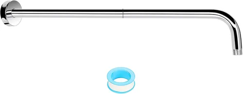 Miniatura 7 de NearMoon Brazo de ducha, brazo de extensión extra con brida, tubo extensor de cabezal de ducha montado en la pared de acero inoxidable
