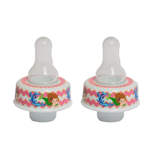 Miniatura 8 de Refresh-a-Baby - Adaptador de pezón reutilizable para biberón, convierte instantáneamente cualquier biberón en un sorbo con pezones de silicona Panda
