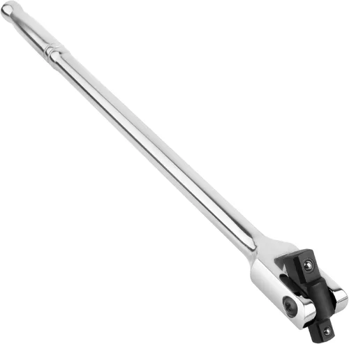 MAXPOWER Barra de disyuntor de 15 pulgadas con mango flexible de 1/2 y 3/8 de transmisión