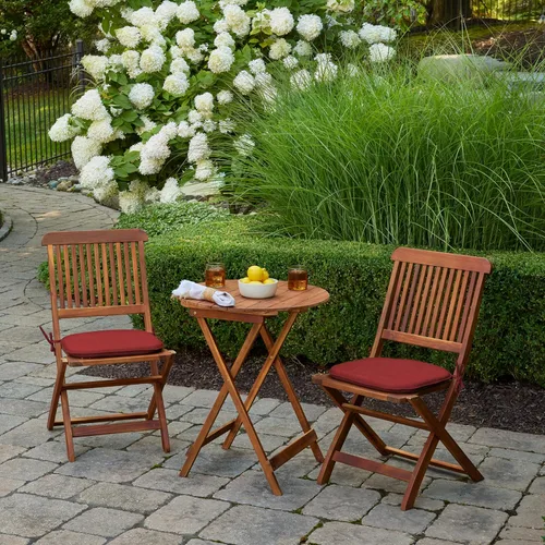 Miniatura 2 de Arden - Cojín de asiento de espuma para interiores y exteriores, paquete de 2, 17 x 16, cojín de patio, repelente al agua, resistente a