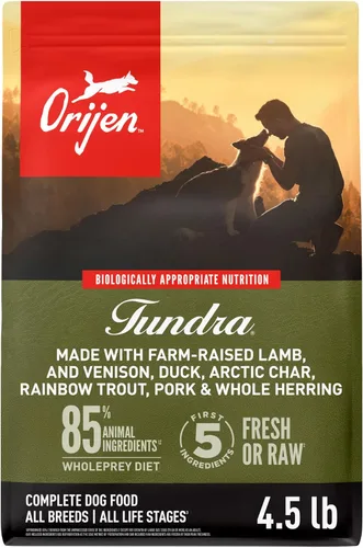 Miniatura 17 de ORIJEN Comida seca para perros sin granos, sin aves, con alto contenido de proteínas, receta regional roja, bolsa de 4.5 libras