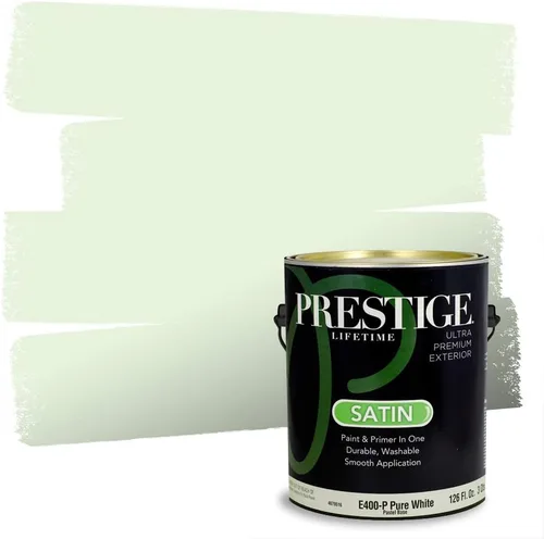 Miniatura 209 de PRESTIGE Pintura exterior e imprimación en uno, aloe, plano, 1 galón