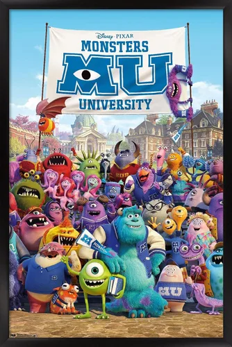 Miniatura 9 de Trends International Disney Pixar Monsters University - One Sheet Wall Poster, 14.725" x 22.375", Barnwood Framed Version