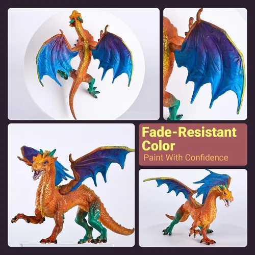 Miniatura 3 de Kits de pintura de juguetes de dragón SOLDAY para niños Artes y manualidades Edades 3 6 5 7 9 12 Niños Niñas para hacer tus propias figuras pintadas
