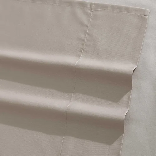 Miniatura 3 de Vera Wang - Juego de sábanas Queen, ropa de cama de lujo de algodón satinado, 800 hilos, juego de ropa de cama suave y lisa (Beige, Queen)
