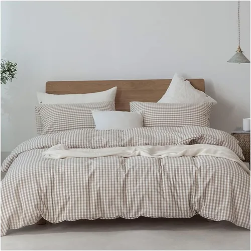 Miniatura 20 de F.Y.Dreams - Funda de edredón de 100 % algodón lavado para manta con peso, 60 x 80 pulgadas, con 8 lazos y cierre en el lado largo, diseño de 100%