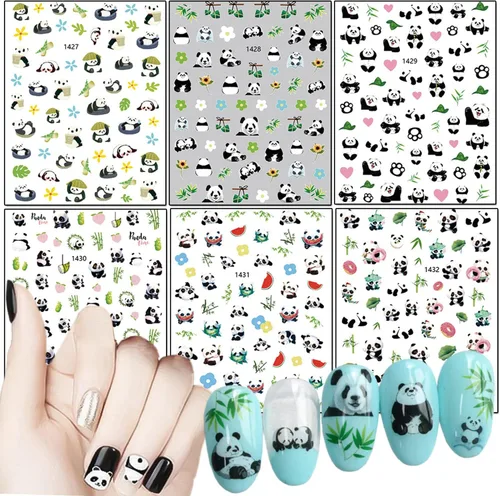 Miniatura 17 de Grandes calcomanías de mariposas para uñas, calcomanías de mariposas grandes 3D para uñas, calcomanías autoadhesivas de diseños de mariposas