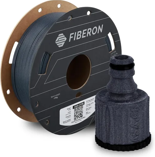 Miniatura 18 de Polymaker Fiberon PA612-ESD - Filamento para impresora 3D de 1.75 mm/17.6 oz, de nailon de fibra de carbono ESD-safe, resistente al calor a 302 °F