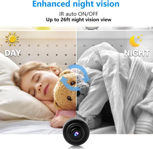 Miniatura 6 de New Smallest Wireless WiFi Camera,HD1080P Mini Concealed Camera Detector,Portable Baby Monitor,Pet Camera Nanny Cam with Night Vision,Motion